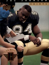 1994 Upper Deck Football Card #23 Joe Johnson RC