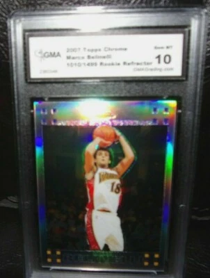 MARCO BELINELLI 2007-08 TOPPS CHROME 新秀反光卡 #1010/1499 GMA10!WARRIORS G — 第 1/3 张图片
