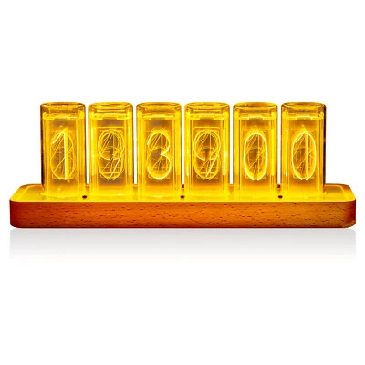 LED Digital Reloj de Alarma Ref Nixie Tubo Reloj Decoración del Hogar Reloj de Escritorio Navidad Foto 1 de 4