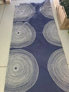 Marimekko "Fokus - Blue" Queen Comforter - Picture 1 of 3