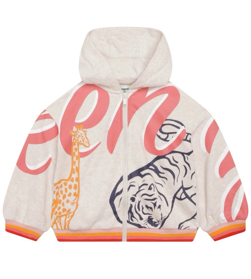 Sudadera con capucha y cremallera Kenzo Kids 10 Foto 1 de 4