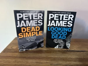 Peter James Lot of 2 Books DETECTIVE Roy Grace Dead Series Mystery Crime Novels - Picture 1 of 6