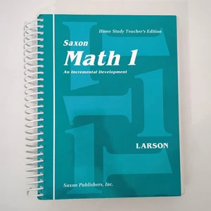 Teacher's Edition Saxon Math 1 Homeschool Paperback Book Nancy Larson 1994 - Bild 1 von 24