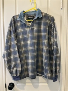 Graphite Jeanswear Vintage Y2K karierter Pullover Fleece gefüttert Unisex Größe L - Bild 1 von 6