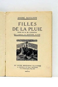 Filles de la pluie André Savignon Paris 1938 - Imagen 1 de 5