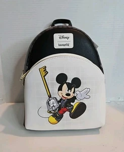 Loungefly Soft Tag Disney Kingdom Hearts Mickey Mouse Mini Backpack - 2025 - NEW - Picture 1 of 6