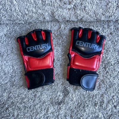 GUANTES DE ENTRENAMIENTO CENTURY DRIVE MMA Rojo/Negro Talla Pequeña/Mediana NUEVO Foto 1 de 3