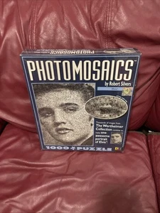 Elvis Presley 1000 Piece Jigsaw Puzzle Buffalo Games Photomosaics NIB Sealed - Picture 1 of 2