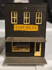 SCALA HO Emporio General Store Old West completamente assemblato usato vintage - Foto 1 di 7