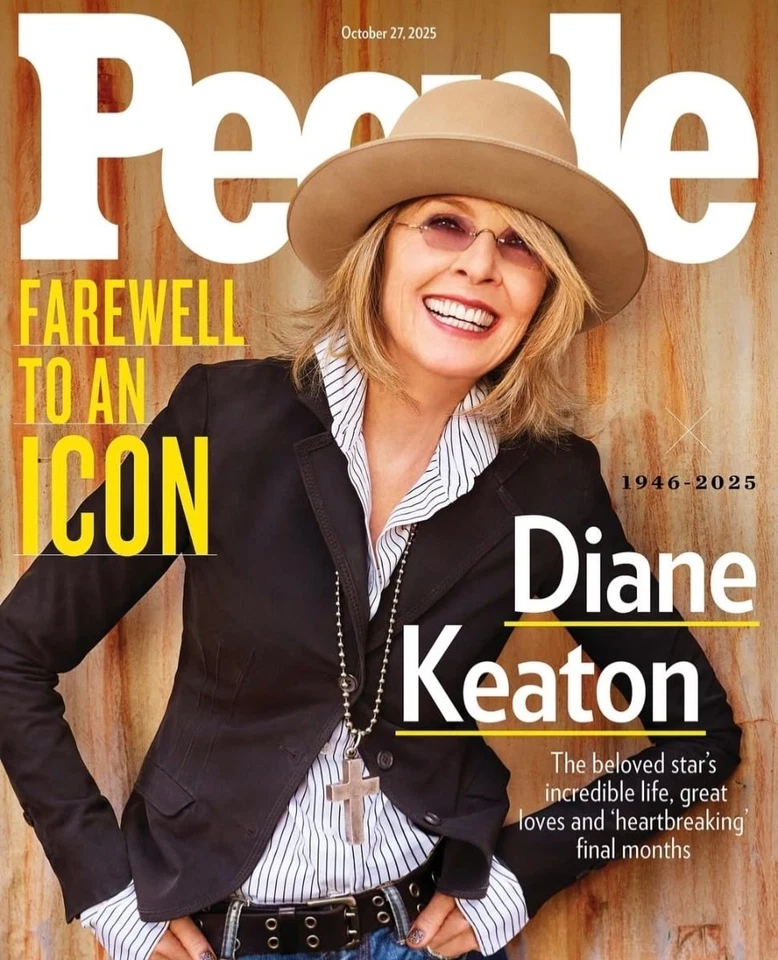 DIANE KEATON 1946-2025 - PEOPLE MAGAZINE - OCTOBER 2025 - BRAND NEW - Image 1 of 1
