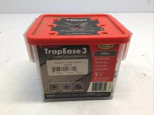 FastenMaster TrapEase 3 2-1/2 in Color Match Deck Fastener Pebble 350 Pk - Picture 1 of 9
