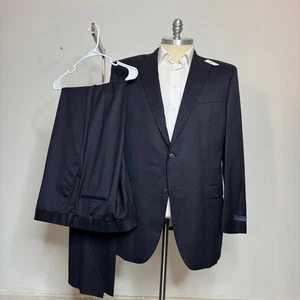 Brooks Brothers 1818 Madison Schwarz Wollanzug Herren Größe 46XL 40W - Bild 1 von 16