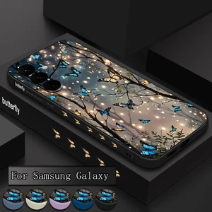 Schmetterling Silikon Handyhülle für Samsung S25 Ultra S24 S23 S22 S21 S20 FE Cover - Bild 1 von 18