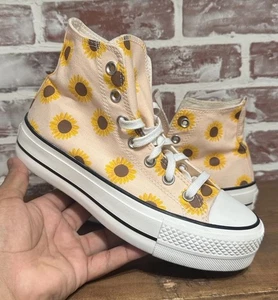 Converse Chuck Taylor All Star "Summer Spirit" Sunflower Plateau Damengröße 7,5 - Bild 1 von 9
