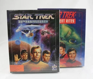 SEALED LOT 1991 Star Trek: 25th Anniversary + Judgment Rites Big Box PC - Bild 1 von 13