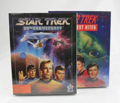 SEALED LOT 1991 Star Trek: 25th Anniversary + Judgment Rites Big Box PC - Image 1 of 4