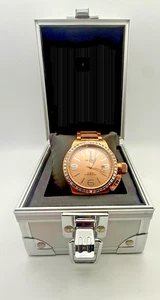 Juego de cantimplora de cristal de Swarovski TW de acero TW305 Inc. para mujer NOS Caja y papeles - Imagen 1 de 17