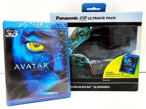Panasonic 3D Ultimate Pack Avatar 3D Blu-Ray 2 Rechargeable Glasses TY-EW3D3MMK3 - Imagen 1 de 9