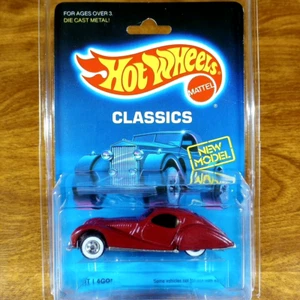 Vintage Hot Wheels Classics Talbot Lago Burgundy Whitewall Malaysia 1988 T150C - Picture 1 of 3