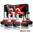For Cadillac Cts 2009-2012 6X Led Headlight High&Low Beam + Fog Light Bulbs Kit