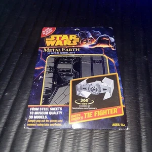 New Star Wars Metal Earth Darth Vader's Tie Fighter in Original Case - Picture 1 of 2