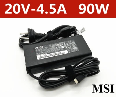 Original 90W TYPE-C Power adapter for MSI Prestige 15 A11SC-045 A11SC-048 USB-C — 第 1/4 张图片