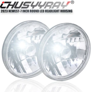 7 inch Round LED Headlights For 2002-2006 Mercedes Benz W463 G Class Wagon - Picture 1 of 12