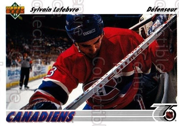 1991-92 Upper Deck French #171 Sylvain Lefebvre - Image 1 of 1