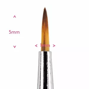 DETAIL ROUND BRUSH #0/3 Food Grade Culinary Paint Brush by Sweet Sticks - Picture 1 of 5
