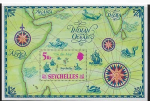 SEYCHELLEN 1971 Karten postfrisch - ss # Mich. ms 2 - Bild 1 von 1