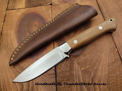 Custom Handmade 12c27 Steel Survival Camping Outdoor Fixed Blade Hunting Knife - Image 1 of 4