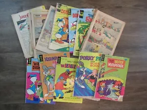 Pila de cómics vintage de 1 3/4" pájaro carpintero leñoso insectos conejito etc. para manualidades - Imagen 1 de 1