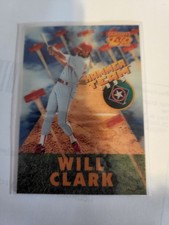 Will Clark 1995 Sportflix 3D Hammer Team Card# HT9. Rangers Giants Orioles 
