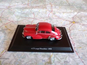 RENAULT 4 CV Coupé Mouchiro 1953 ELIGOR 1/43 sur Socle - Imagen 1 de 2