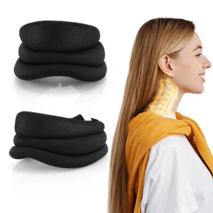 Neck Support Cervical Collar Traction Device Pain Relief Therapy Brace Stretcher - Picture 1 of 14