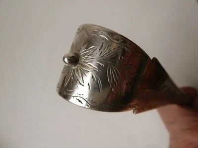 1830's SUPERB ANTIQUE FRENCH STERLING SILVER SUGAR TONG - Image 1 of 4