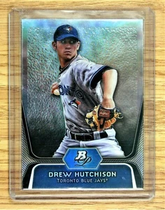 2012 Bowman Platinum Prospects Refractors #BPP50 DREW HUTCHISON NM-MT MLB - Picture 1 of 8