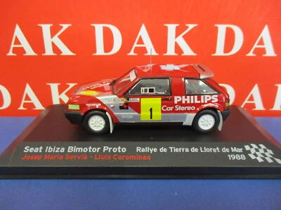 Die cast 1/43 Modellino Auto Seat Ibiza Bimotor Proto Rally Lloret de Mar 1988 - Immagine 1 di 4