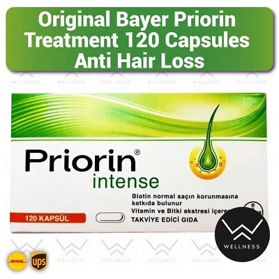 BAYER Priorin Intense Anti Hair Loss Treatment Herbal Capsules -120 Capsules - Image 1 of 2