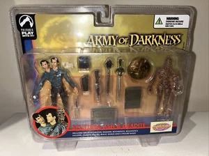 Army of Darkness "Splitting ASH & DEADITE" 4 Series 1 Figures Set Palisades 2004 - Picture 1 of 8