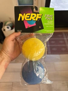 Vintage 1991 Kenner NERF 2 Ball Foam Pack New In Wrapper Sealed - Picture 1 of 6