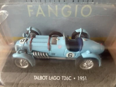 HTF NEW UNUSED 1:43 TALBOT LAGO T26C 1951  #6 F 1 JUAN MANUEL FANGIO LUPPA MODEL - Image 1 of 4