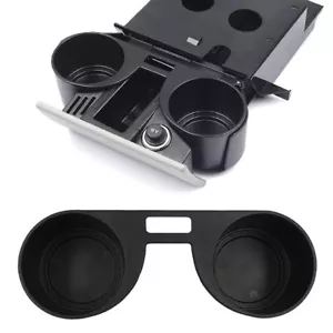 Fit For VW Volkswagen Transporter T5 T5.1 2003-15 Black Front Cup Holder Insert - Picture 1 of 9