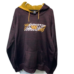 NFL Shop - Washington Commanders Hooded Sweatshirt NWT Size XXL Burgundy - Picture 1 of 4