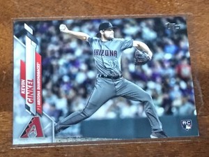KEVIN GINKEL 2020 Update Base Advanced Stats RC #’D 83/300 Diamondbacks U-102