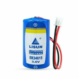 ER34615 Battery 3.6V 19000mAh Li-Battery with Plug for CNC Machine Tool - Picture 1 of 7
