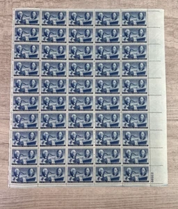 #947 US Stamp - 1947 Postage Stamp Centenary - 50 Stamp Sheet MNH 23599 - Picture 1 of 5