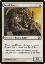 Loyal Sentry 10th Edition MINT White Rare MAGIC THE GATHERING MTG CARD ABUGames