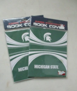 Paar Michigan State University Bucheinband dehnbar passt 8 x 10 Buchgrößen & höher - Bild 1 von 5