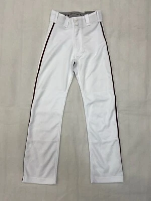 Pantalón de béisbol Easton Mako 2 longitud ajustable para niños S M L XL blanco granate tubo Foto 1 de 2